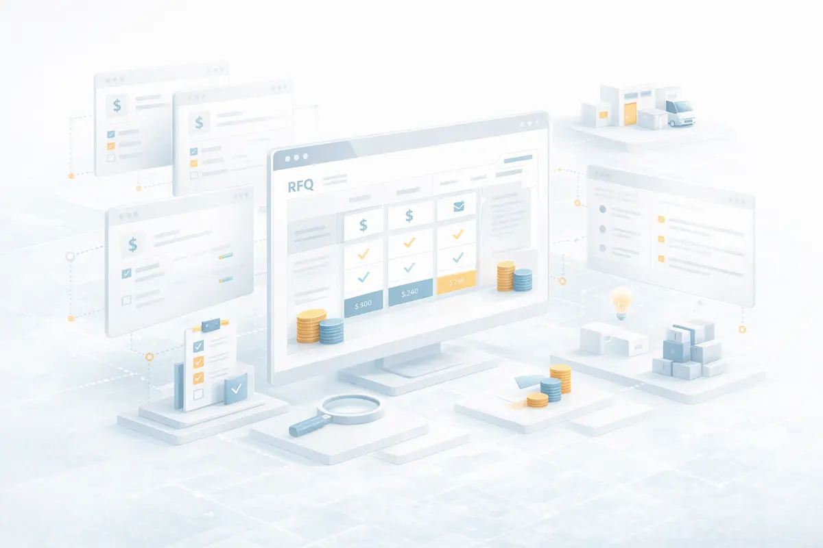 Handle RFQs and supplier quotes